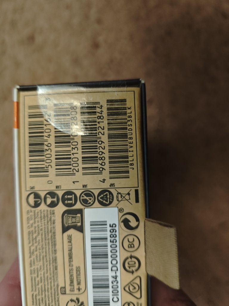 Навушники TWS JBL Live Buds 3 Black (JBLLIVEBUDS3BLK)