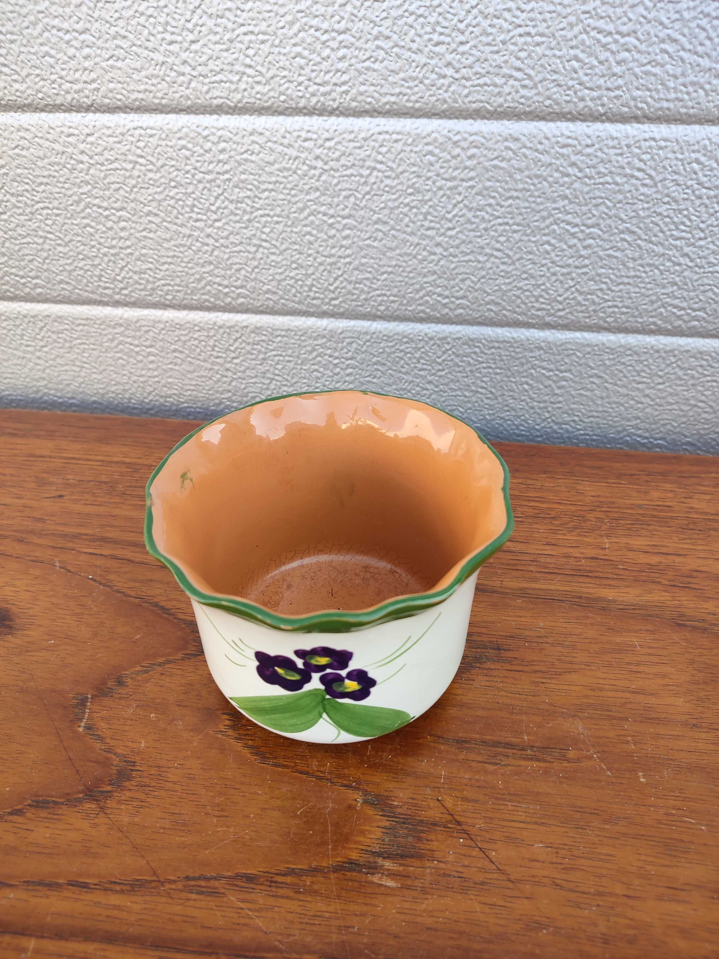 Ceramiczna Włoska osłonka - ręcznie malowana - C