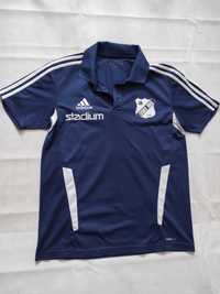 Granatowa koszulka polo adidas L