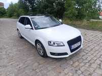 Audi A3 8P Lift Sportback Biala Panorama dach PDC Xenon DRL 2.0 TDI CR