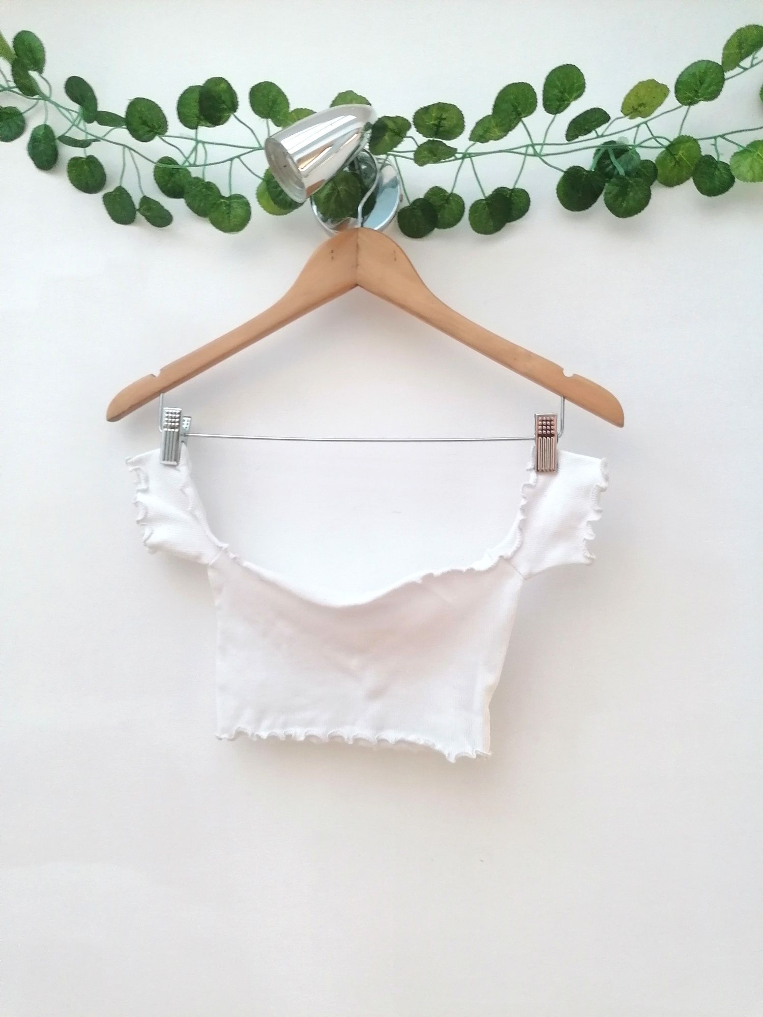 Top Branco Curto