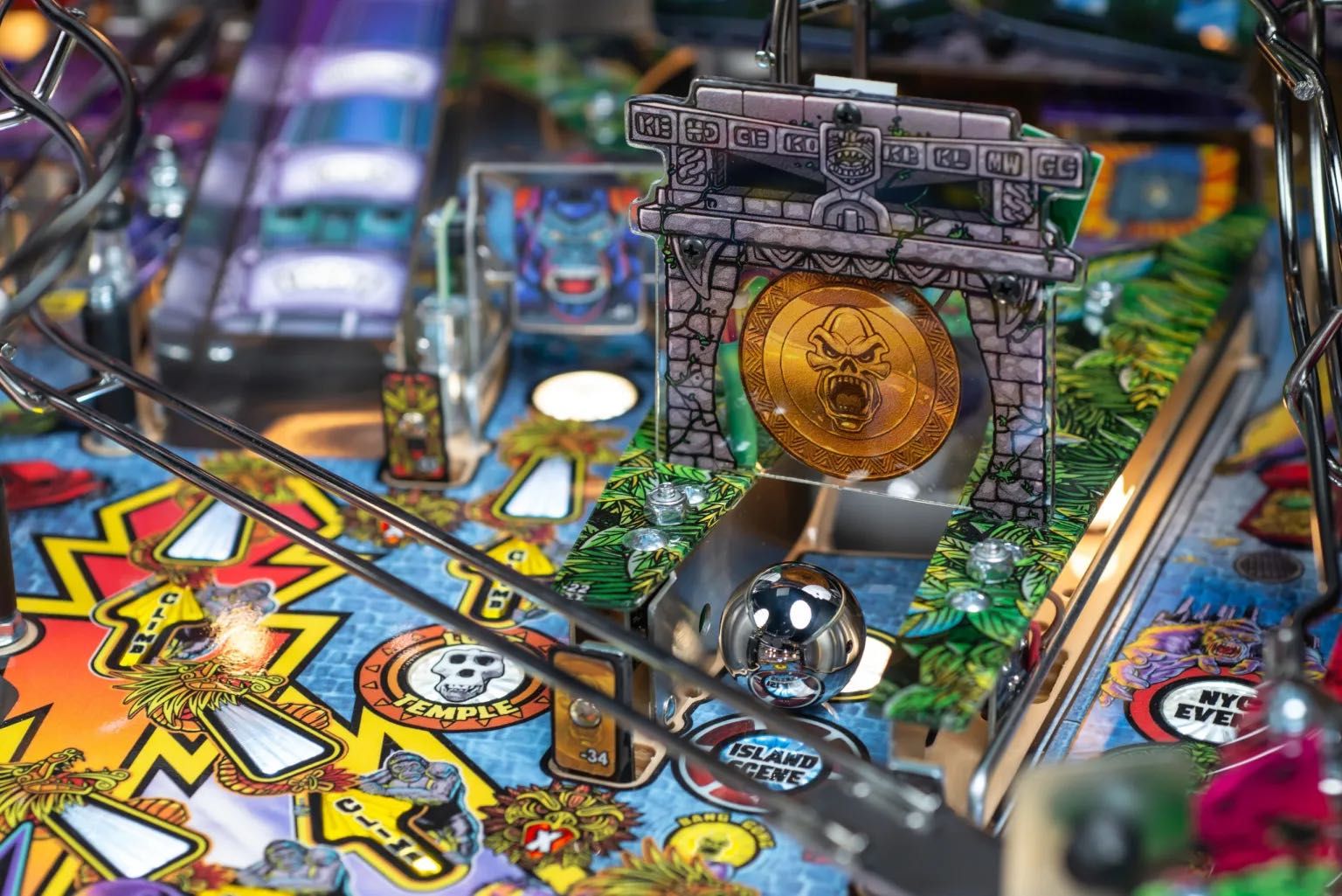 Flipper Pinball KING KONG Myth of Terror Island Stern PRO - Nowy