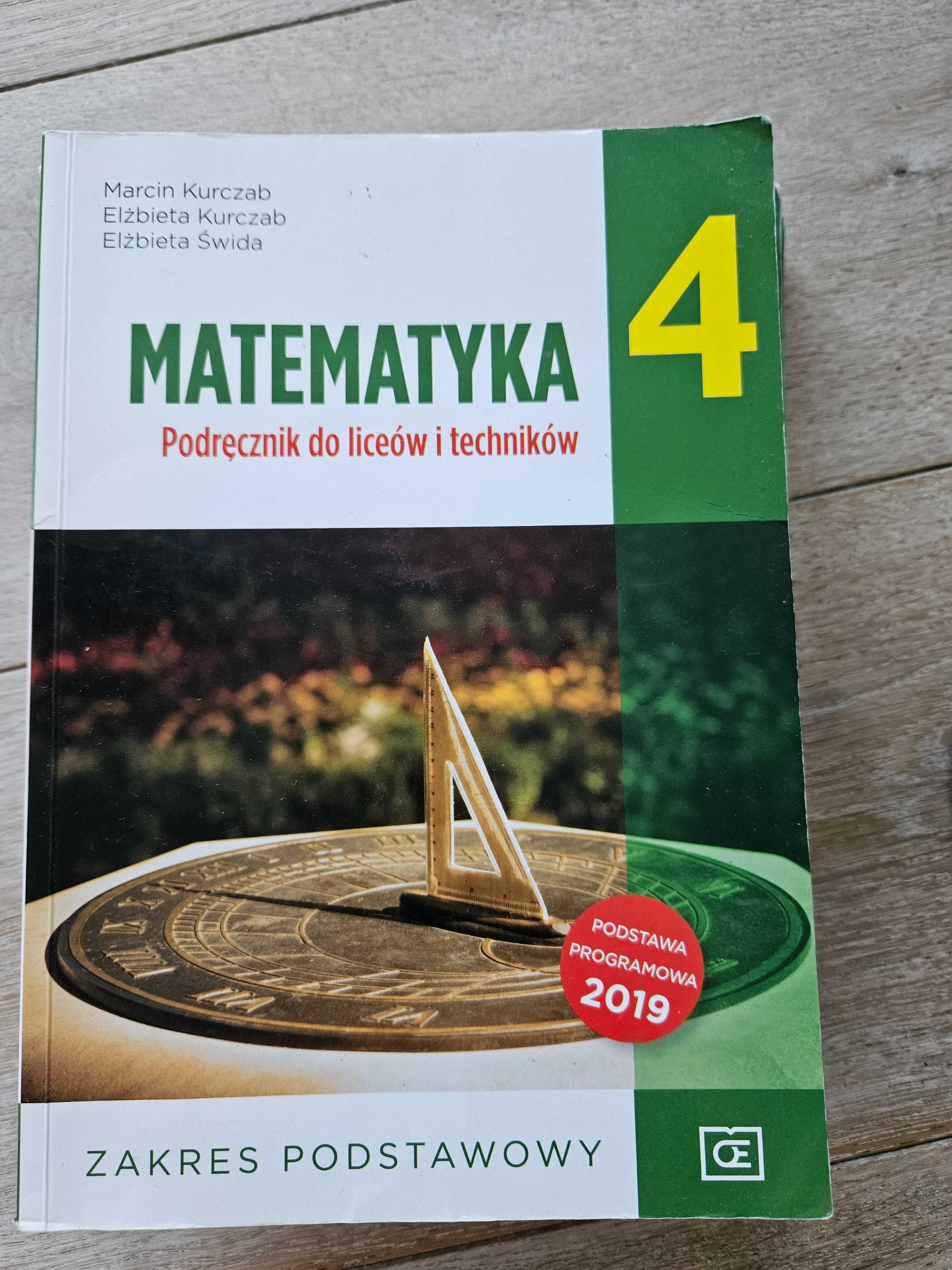 matematyka 1,2,4- podręcznik i zbiór zadań