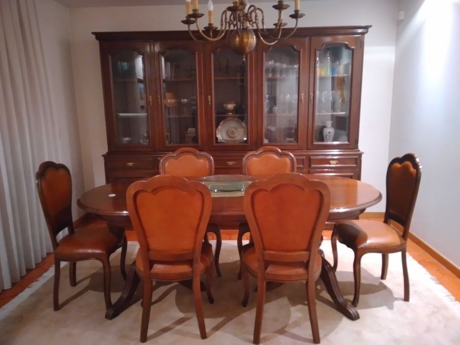 Móveis de sala jantar madeira maciça