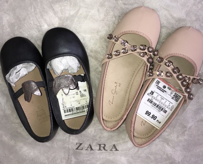 Туфли Zara 22 и туфли zara зара 26 размера!