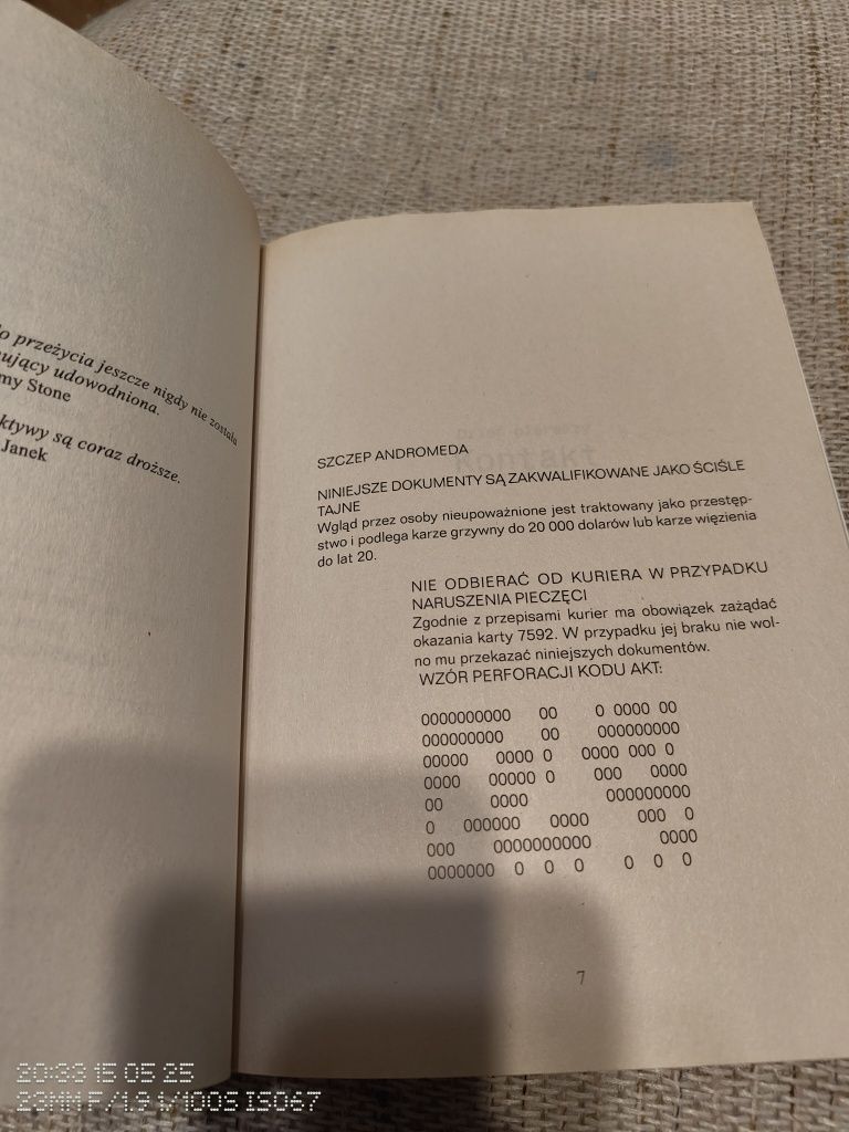Andromeda znaczy śmierć -Michael Crichton