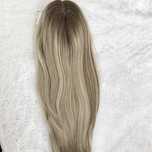 Nowy naturalny topper 100% ludzki wlos