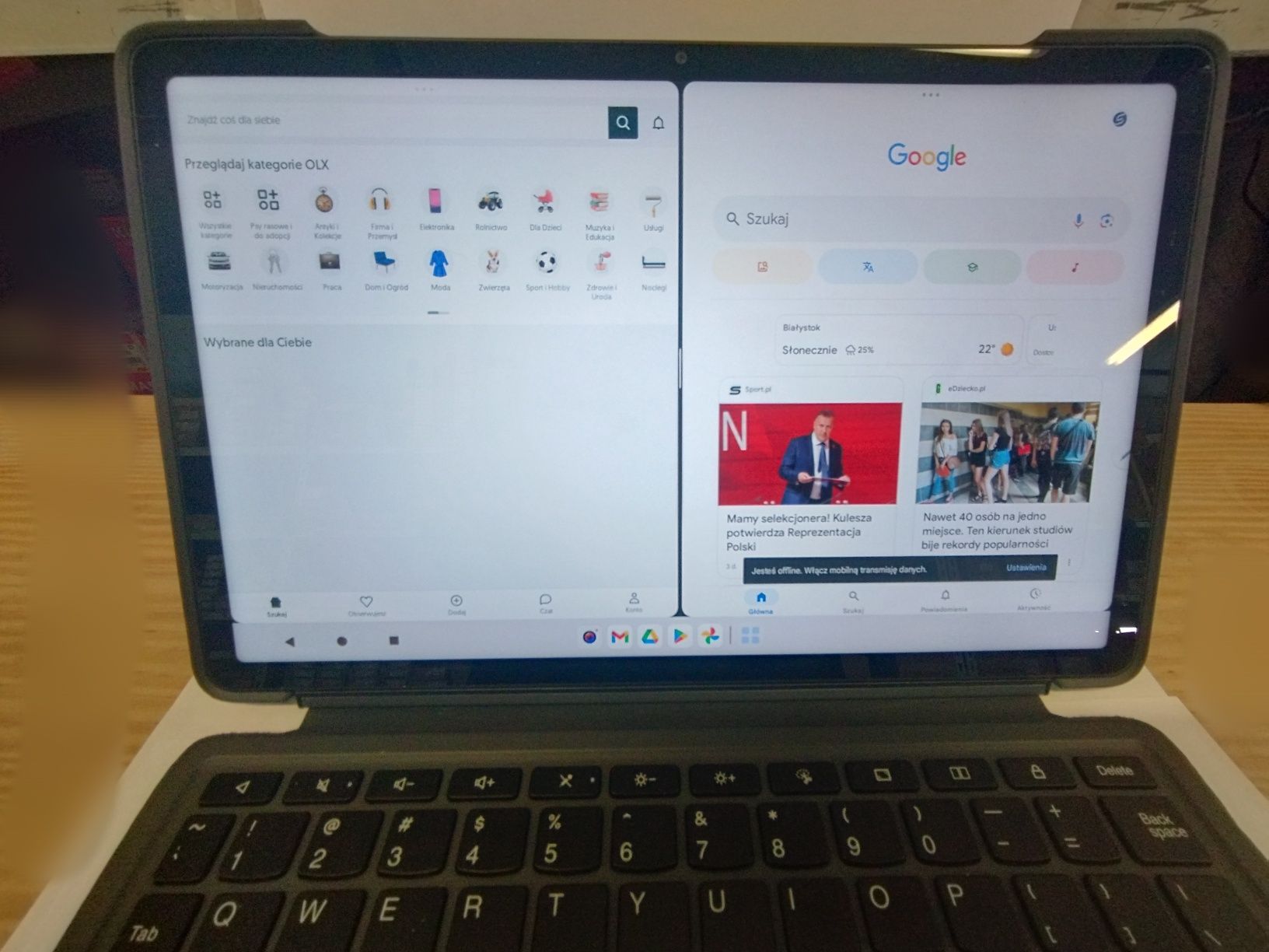 Lenovo Tab P11 2nd Gen (TB350FU) 6/128GB z klawiaturą i rysikiem – Sta