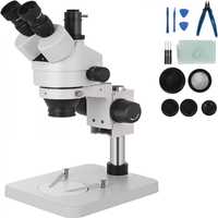 Microscópio Estéreo de Simultaneidade Trinocular 3.5x-90x