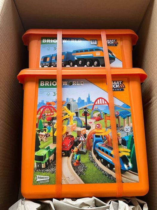Дерев'яна залізниця Brio (Бріо) 33977 Люксовий набір Smart Tech
