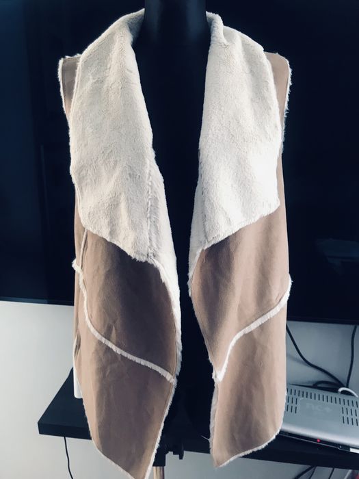 Nowa kamizelka kożuszek camel M 40