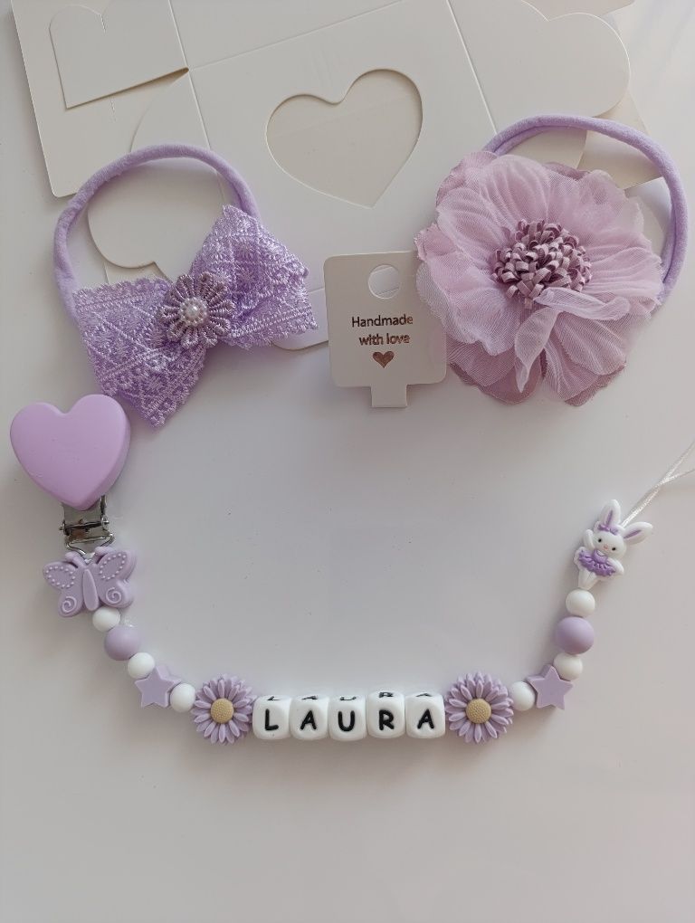 Zawieszka do smoczka prezent dla niemowlaka babyshower narodziny