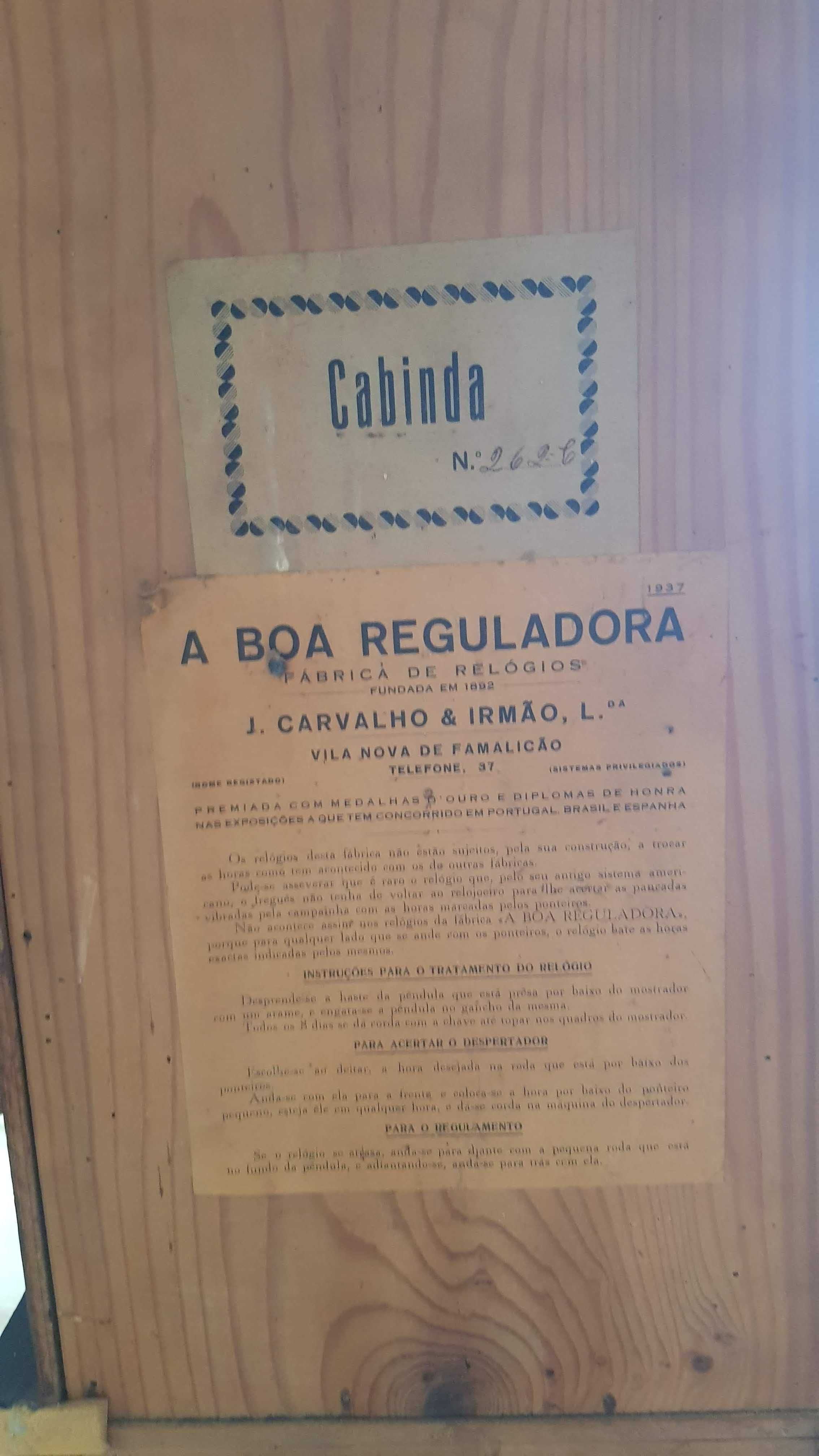 Relógio de parede A BOA REGULADORA