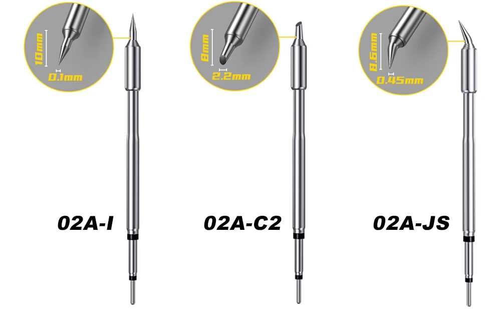 Паяльник Fnirsi HS-02A (повний комплект) Швидка відправка