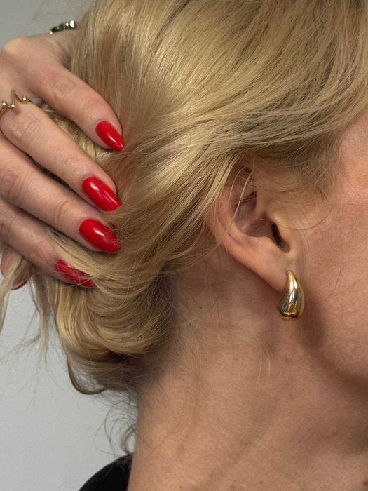 Сережки, золото 585