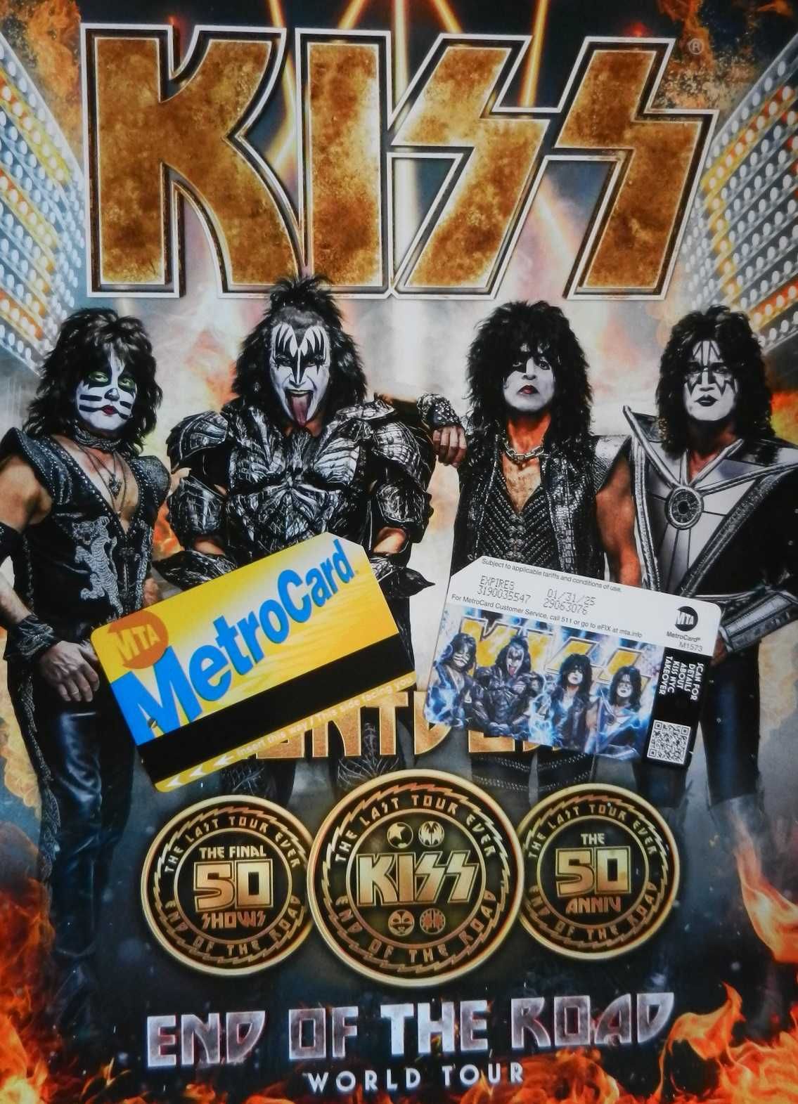 Kiss NYC Metro Card limitowana seria