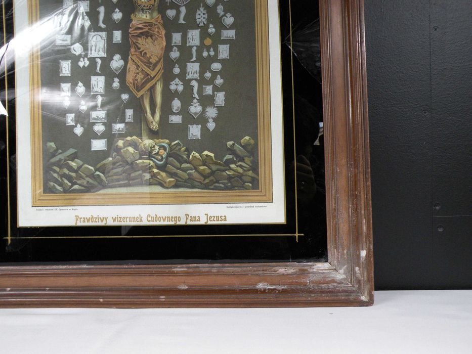 Oleodruk obraz Pan Jezus na Krzyżu kościół Cystersów w Mogile Kraków