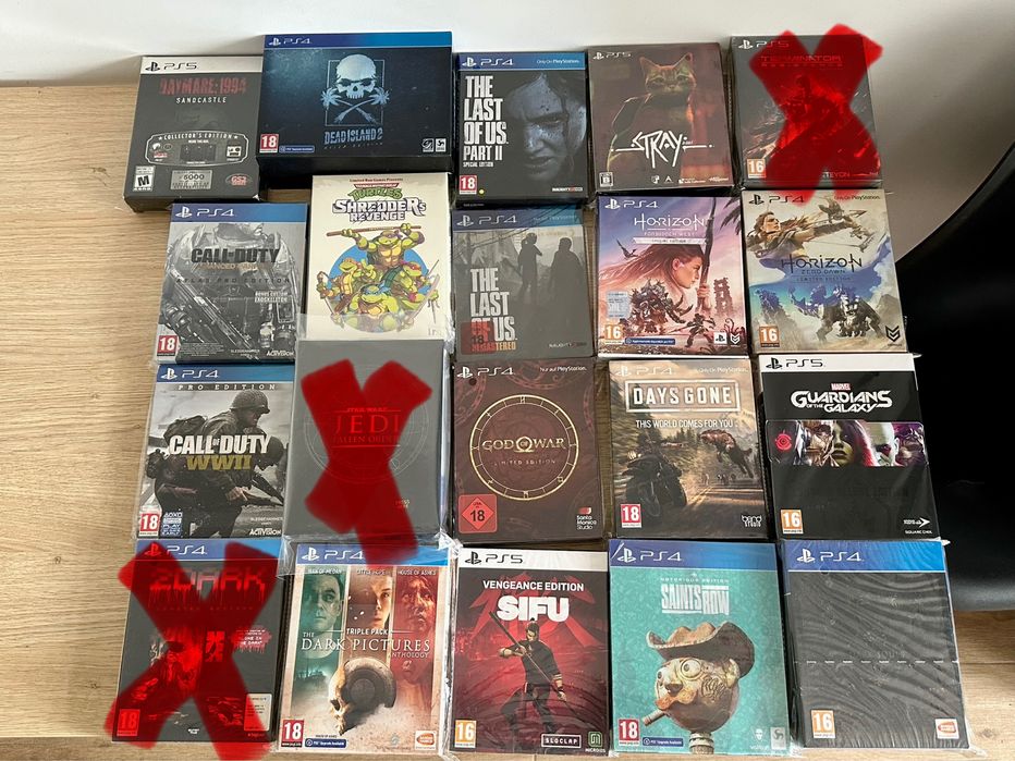 Ігри ps4-ps5 delux special  steelbook games