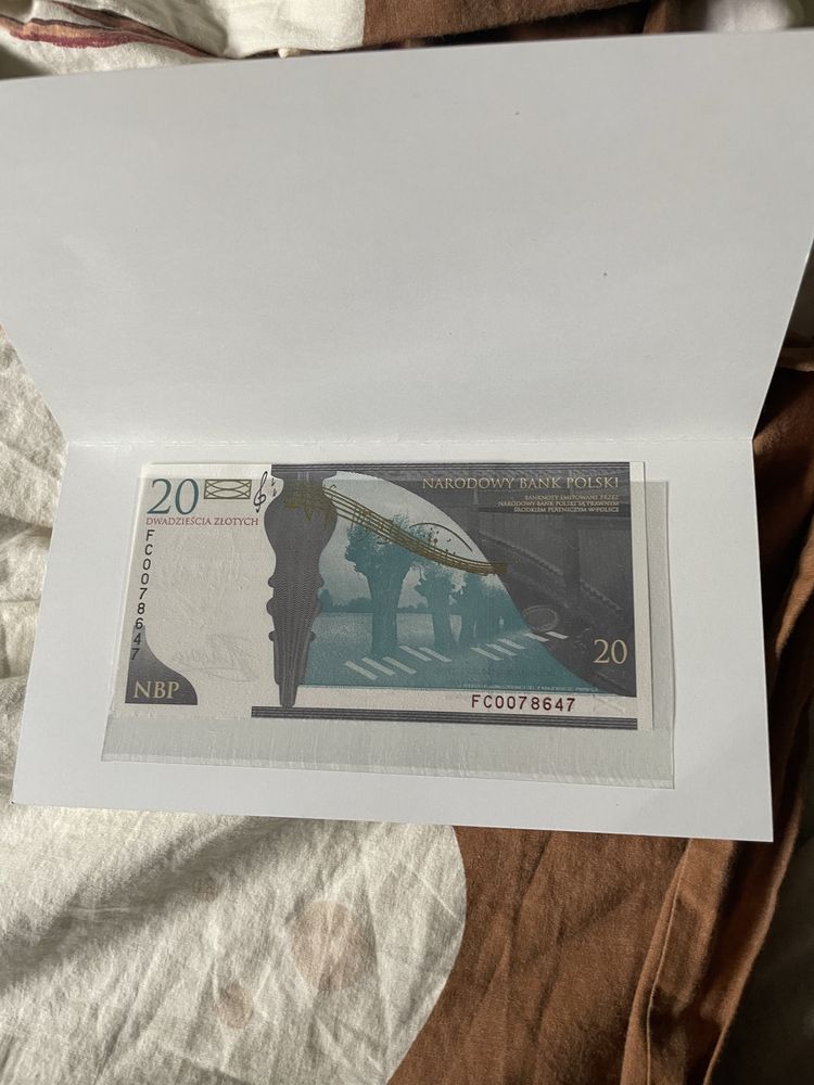 Banknot 20 zł Fryderyk Chopin