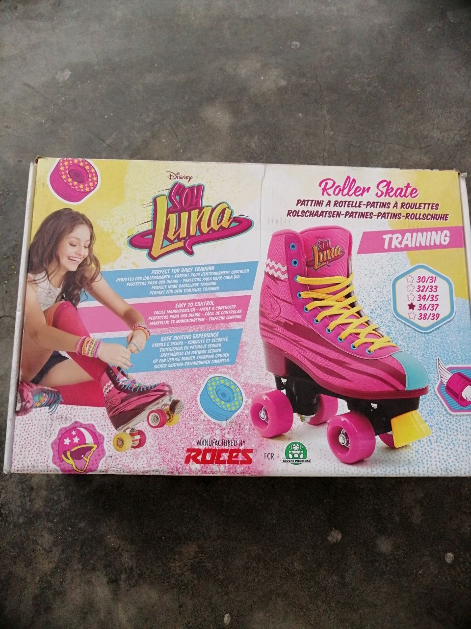 Patins luna... Rosa.