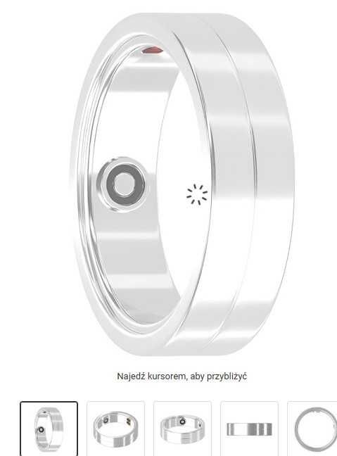 Smartring MAXCOM mRing MR100 65mm Srebrny ROZMIAR 11