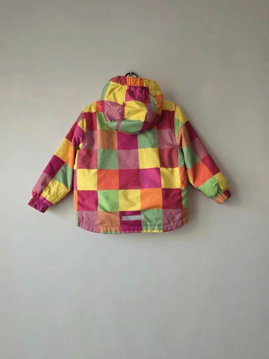 Zimowa kolorowa kurtka dziewczęca Lupilu r.98/104