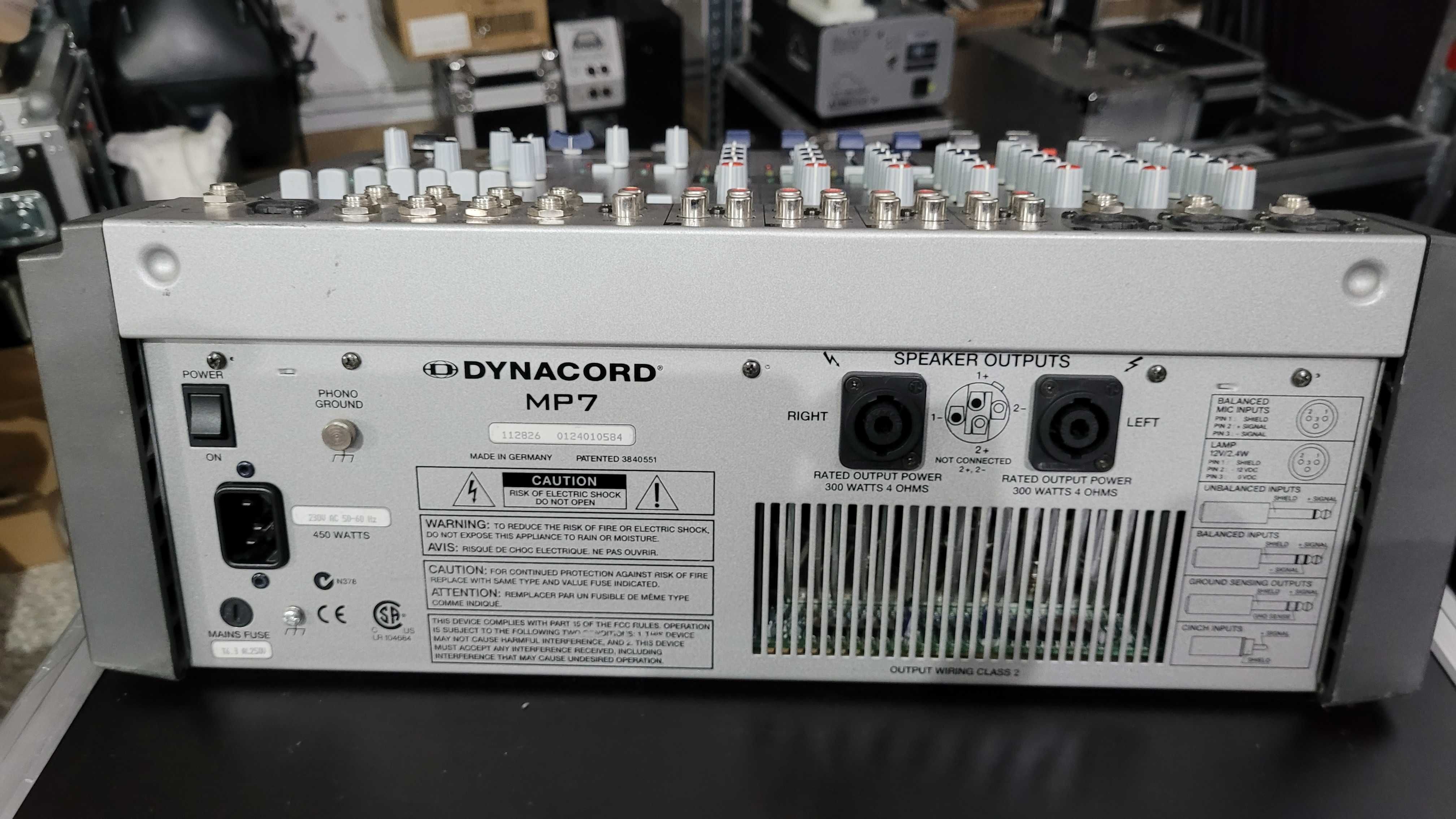 DYNACORD MP7 Powermixer dla Dj'a,  2 x 300W OKAZJA!