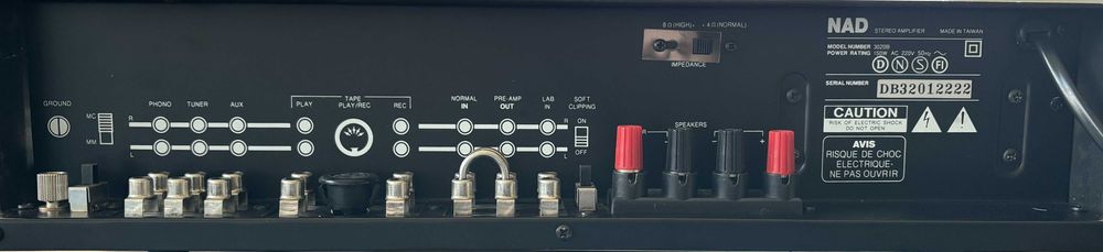 NAD 3020B i NAD 4130 stan gabinetowy.