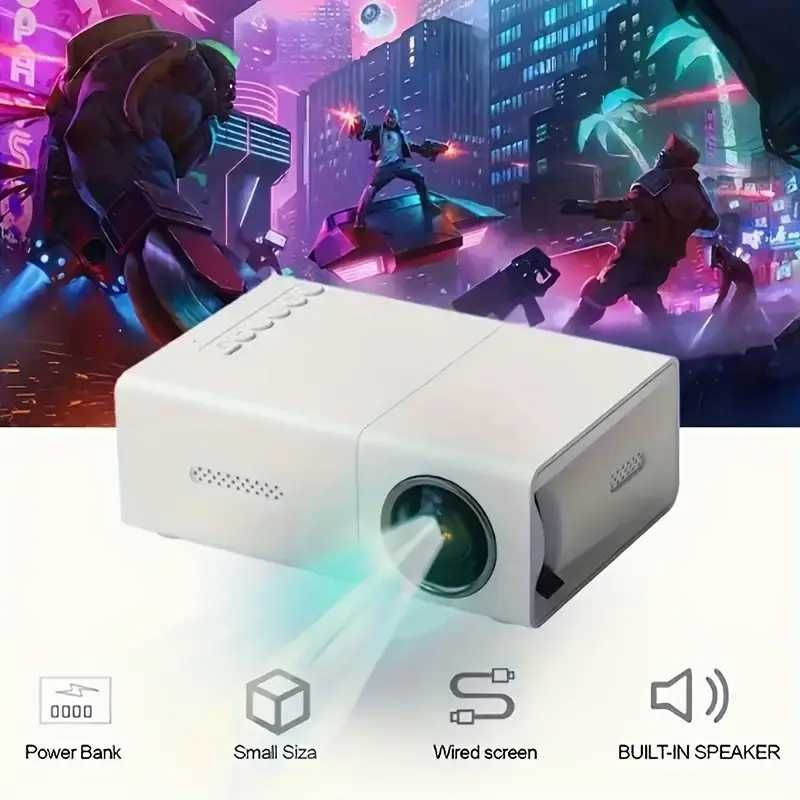 projetor led portátil hd inteligente MAOHUTER   USB 
  3D, vídeo  USB