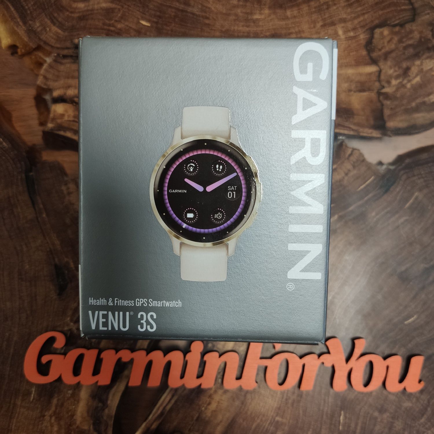 Garmin Venu 3S безель золотистого кольору 010-02785-04