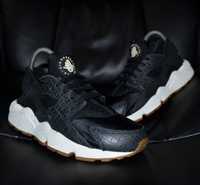 Кроссовки Nike Women Air Huarache Black Shoes Sneakers Size 38