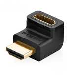 Ugreen adapter przejściówka Hdmi (męski) - Hdmi (żeński) czarny (hd112
