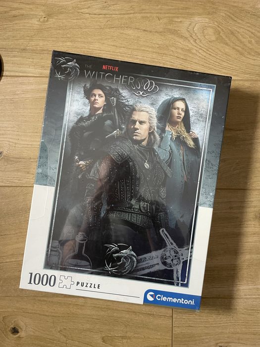 Nowe(folia) puzzle Wiedźmin (The Witcher) serial Netflix 1000 kawałków