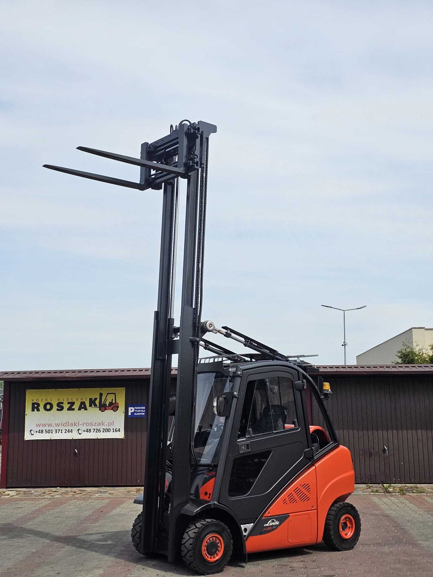 Wózek widłowy Linde H25T-02 LPG 2019r. Kabina