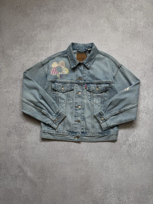 Джинсовая куртка женская levis 501 trucker denim jacket 90’s