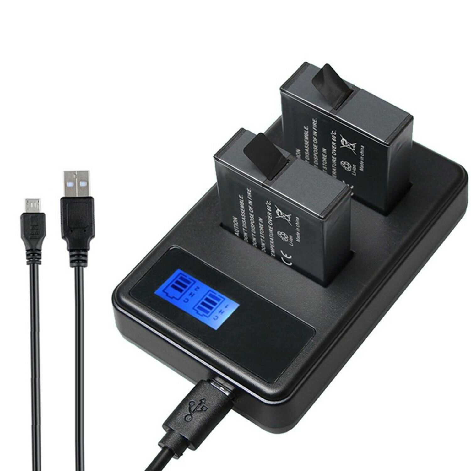 Carregador duplo AHDBT-501 GoPro Hero 5, 6, 7