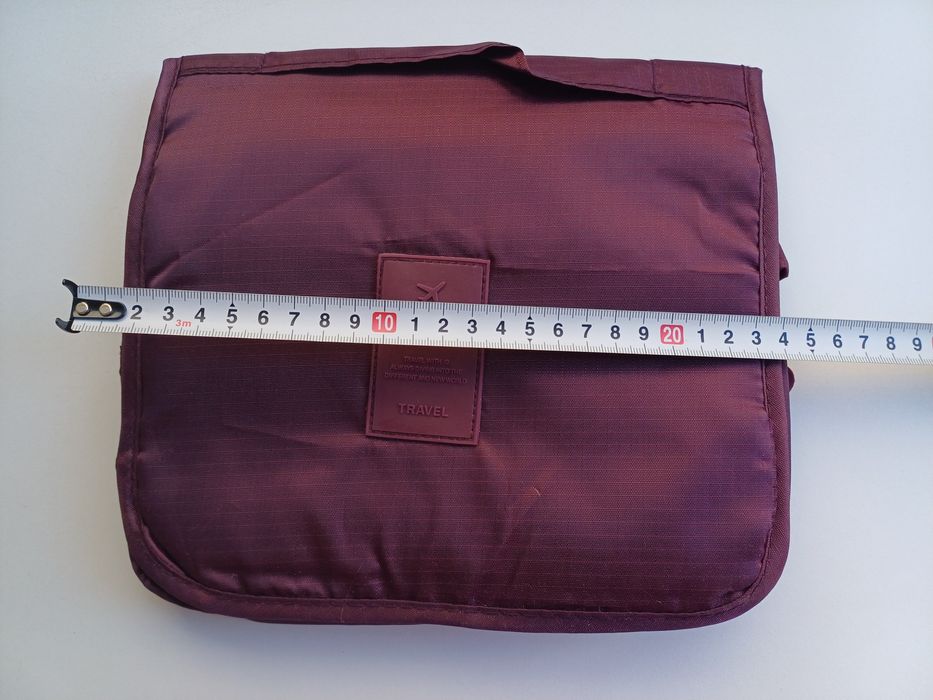 Bolsa de higiene de viagem bordeaux - NOVA