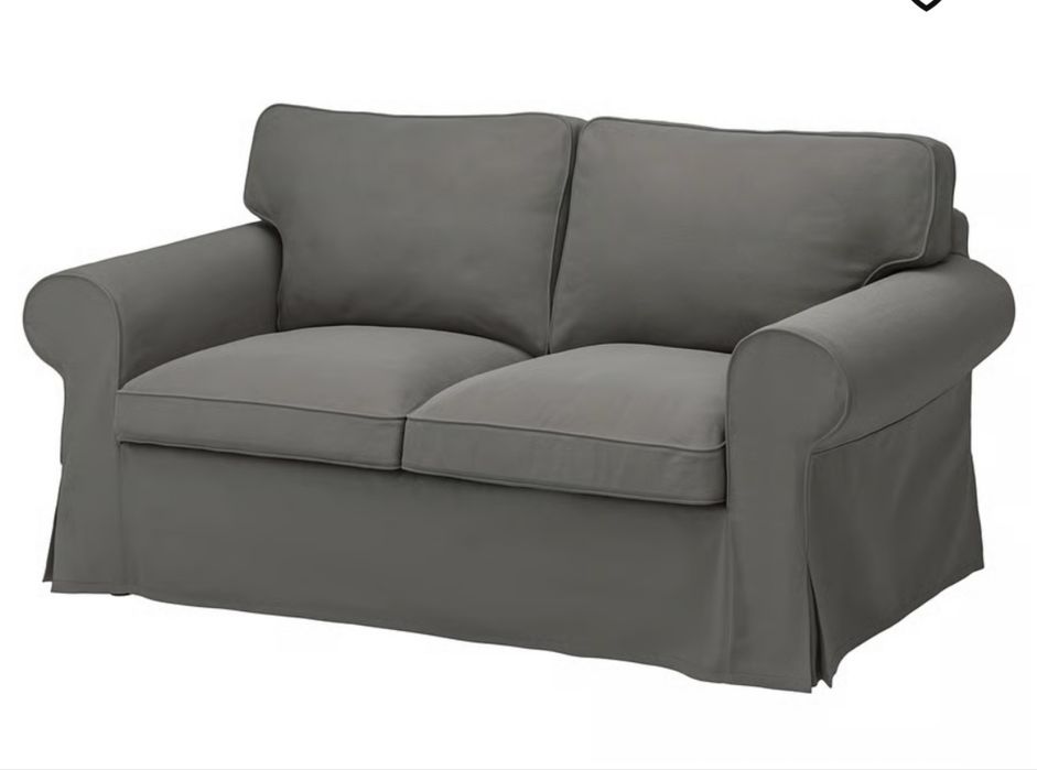 Pokrycie sofy Ikea ciemno szare