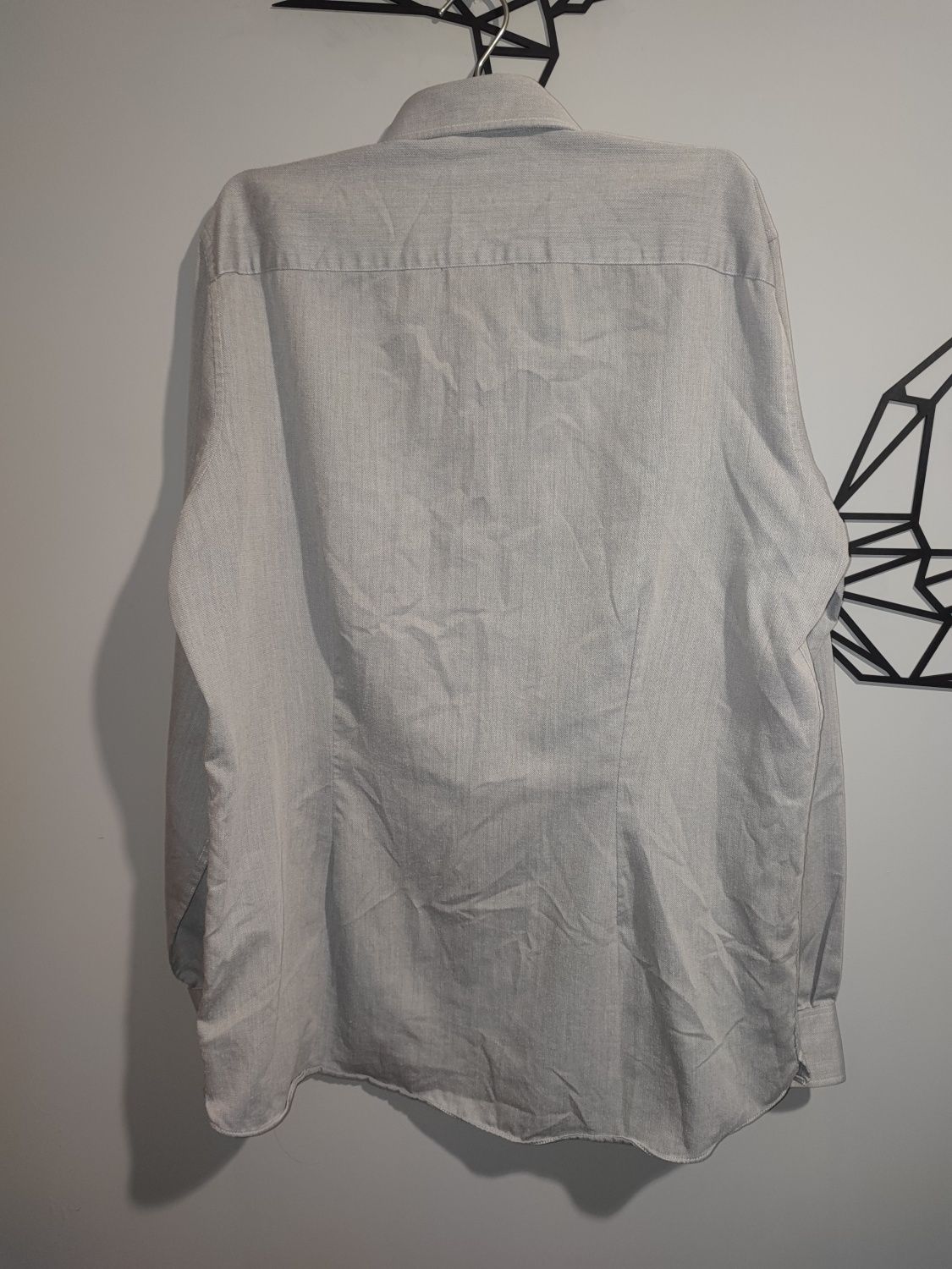 Gładka koszula męska slim - Next XL