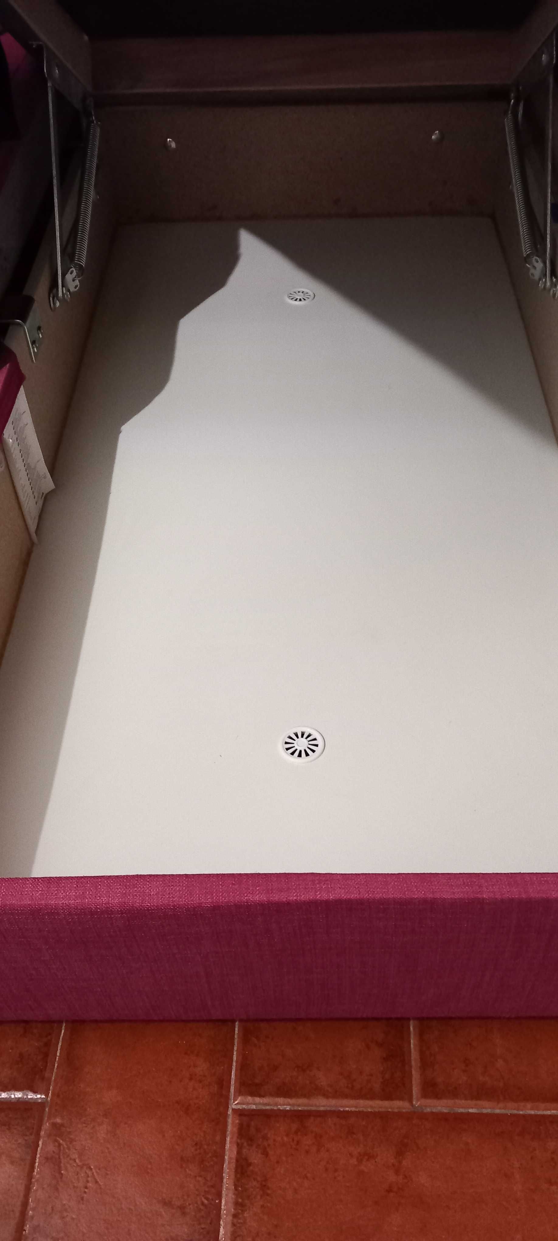 Sofá-cama do Ikea tecido