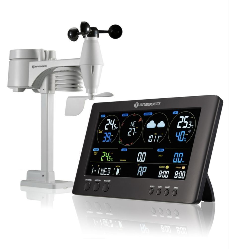 Метеостанція Bresser WIFI ClearView 7-в-1 Sensor (7002586)