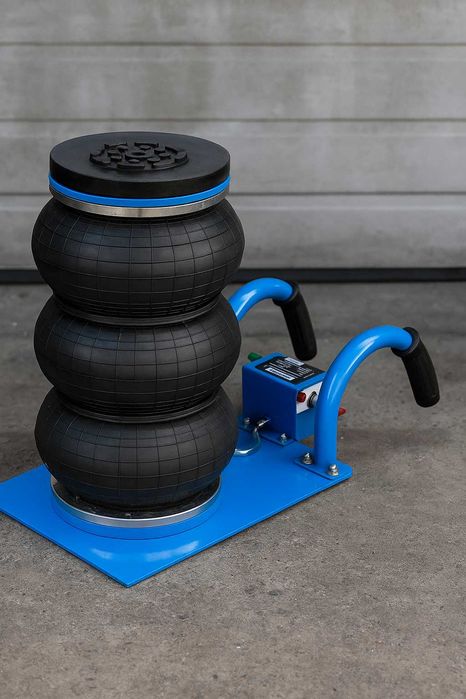 Podnośnik 3,5T Wzmocniony Pneumatyczny Bałwanek guma Lewarek Poduszka