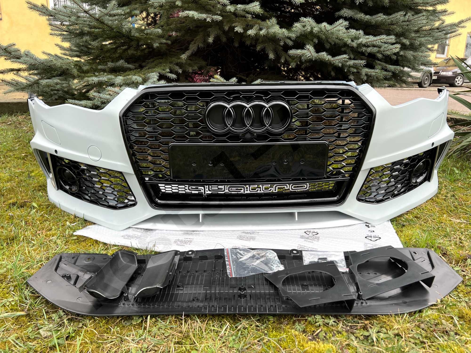 rs бампер на ауди а6 с7 рестайлинг audi a6 c7 rs6 стиль