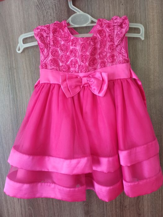 Сукня рожева на дівчинку 18-24м