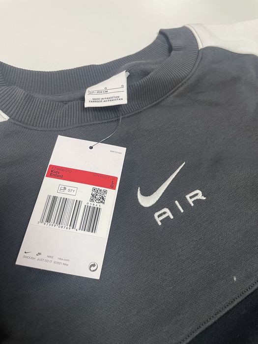 Толстовка NIKE K AIR CREW FZ4956-010