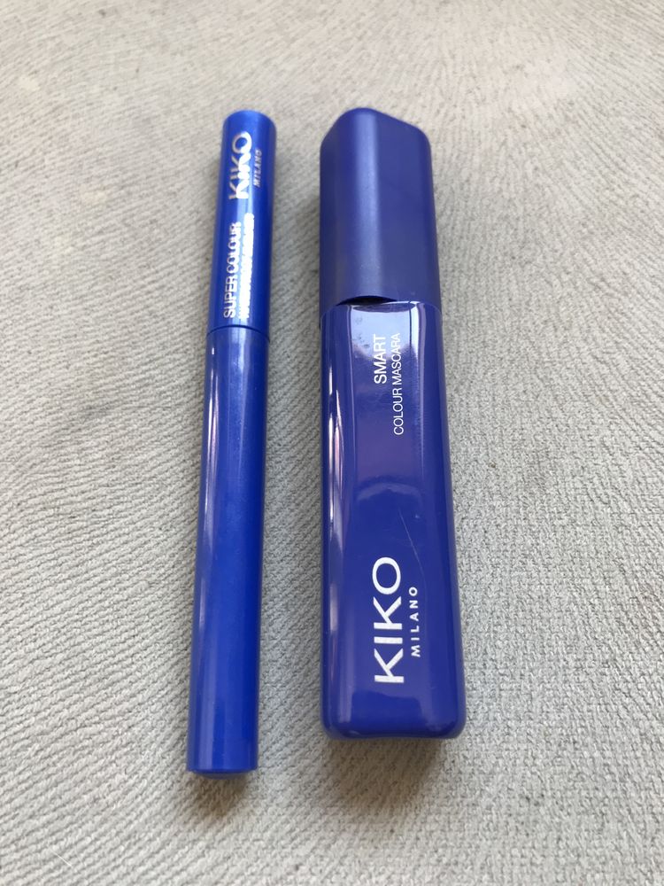 Rímel azul e rosa + eyeliner azul Kiko NOVOS