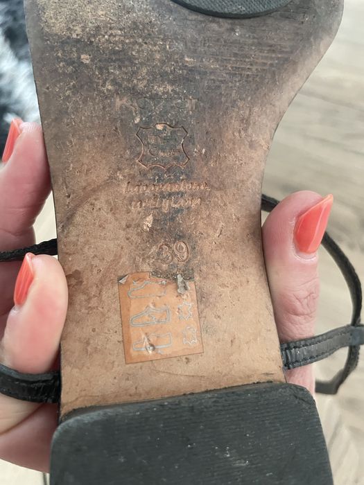 Ssndały japonki Kazar skóra 39