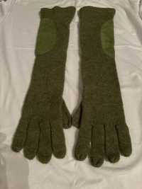 Rękawiczki Tatuum rozmiar L, za łokieć, 80% wełny