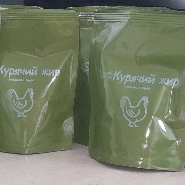 Куриный жир, стерилизованный, длительного хранения.