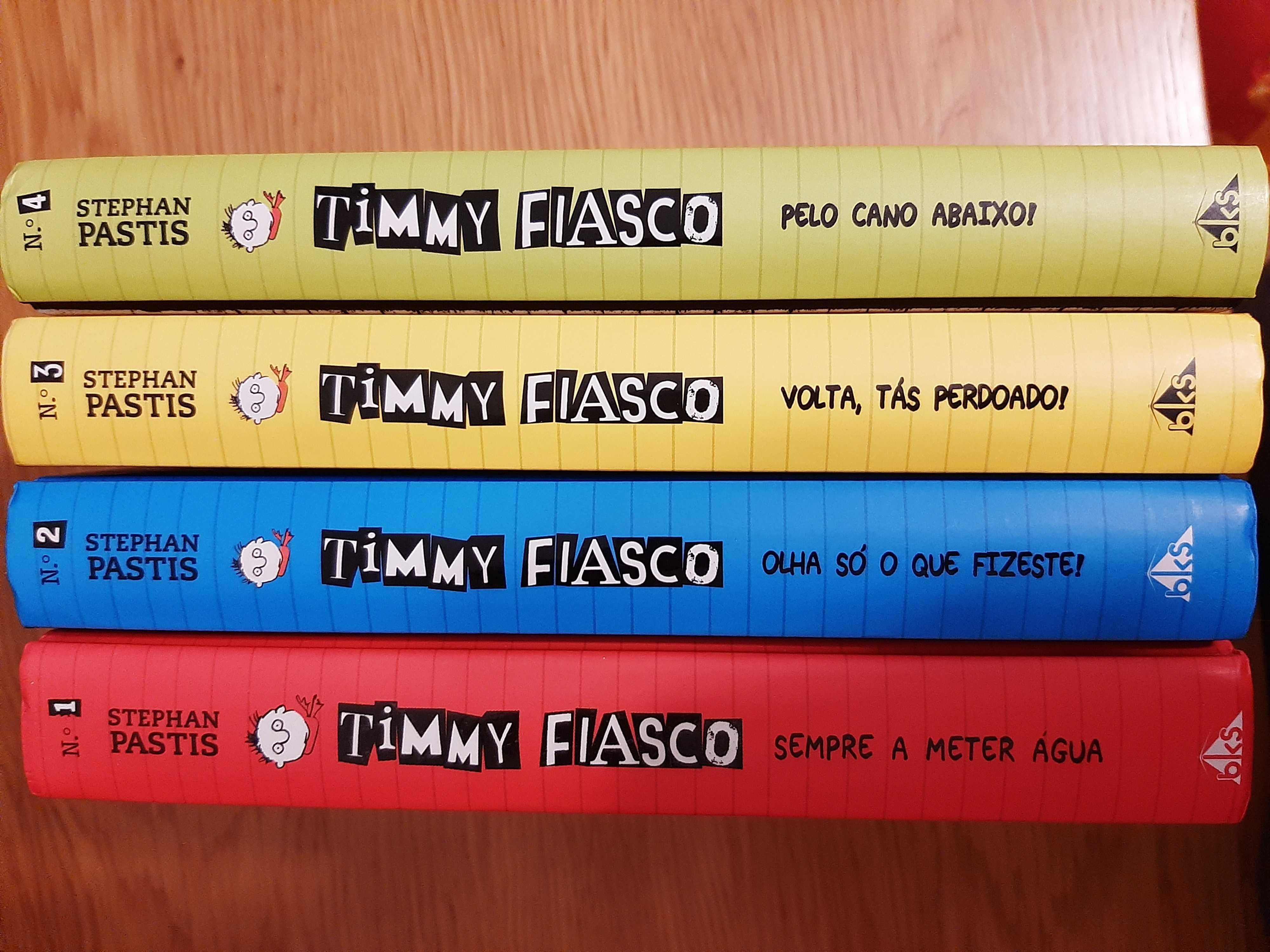 Coleção Timmy Fiasco - 4 volumes da coleção